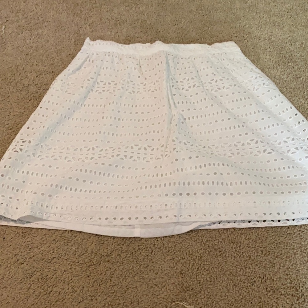 White skirt
